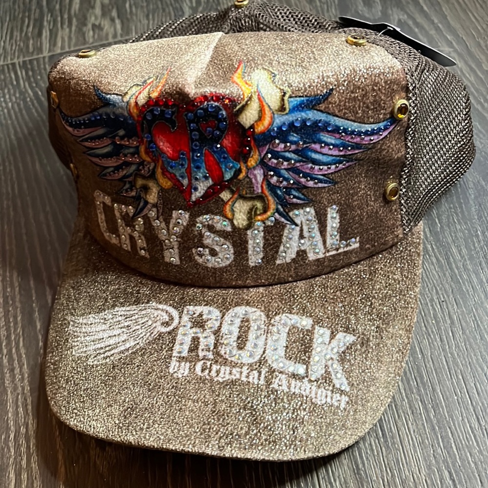 Crystal rock vintage baseball cap